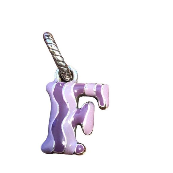 Brighton Alphabet F Bead Charm Retired Rare New - Picture 1 of 1